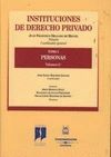 INSTITUCIONES DE DERECHO PRIVADO. TOMO I PERSONAS,VOLUMEN 3º