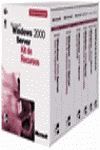 MICROSOFT WINDOWS 2000 SERVER KIT RECURSOS. 6 LIBROS Y 2 CD-ROM