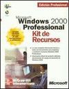 MICROSOFT WINDOWS 2000 PROFESSIONAL KIT DE RECURSOS E