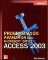 PROGRAMACION AVANZADA MICROSOFT OFFICE ACCESS 2003