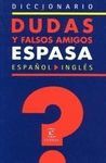 DICCIONARIO DE DUDAS Y FALSOS AMIGOS. ESPAÑOL-INGLES