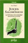 JUICIOS SALOMONICOS