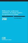 DELIBERACION Y PREFERENCIAS CIUDADANAS: ENFOQUE EMPIRICO... CORDOBA
