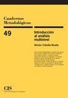 CUADERNOS METODOLOGICOS 49. INTRODUCCION AL ANALISIS MULTINIVEL