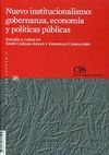 NUEVO INSTITUCIONALISMO: GOBERNANZA, ECONOMIA Y POLITICAS PUBLICAS