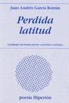 PERDIDA LATITUD. VII PREMIO DE POESIA JOVEN ANTONIO CARVAJAL