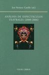 ANALISIS DE ESPECTACULOS TEATRALES 2000-2006