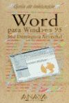 WORD PARA WINDOWS 95.GUIA DE INICIACION