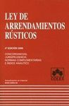 LEY ARRENDAMIENTOS RUSTICOS 4/E