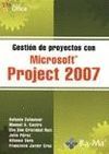 GESTION DE PROYECTOS CON MICROSOFT PROJECT 2007