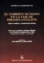 EL EMBRION HUMANO EN LA FASE DE PREIMPLANTACION. PONTIFICIA ACADEMIA..