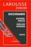DICCIONARIO CONCISE LAROUSSE ESPAÑOL-INGLES