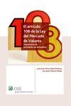 EL ARTICULO 108 DE LA LEY DEL MERCADO DE VALORES. TRANSMISION DE ...