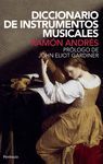 DICCIONARIO DE INSTRUMENTOS MUSICALES . DE LOS ORIGENES A J.S. BACH