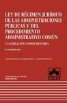 LEY REGIMEN JURIDICO ADMINISTRACIONES PUBLICAS  Y PAC. 7ª EDICION 2008