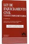 LEY DE ENJUICIAMIENTO CIVIL Y LEYES COMPLEMENTARIAS
