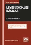 LEYES SOCIALES BASICAS. 12ª ED. 2013