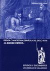 PRENSA CLANDESTINA ESPAÑOLA DEL SIGLO XVIII: EL DUENDE CRITICO