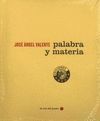 PALABRA Y MATERIA. PREMIO PRINCIPE ASTURIAS 1988