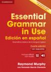 ESSENTIAL GRAMMAR IN USE CON SOLUCIONES. EDICION EN ESPAÑOL. 4ª ED.