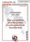 INDIA Y EL EQUILIBRIO DE PODER EN ASIA: LA POLITICA EXTERIOR DE N