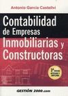 CONTABILIDAD DE EMPRESAS INMOBILIARIAS Y CONSTRUCTORAS 3º ED