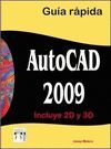 AUTOCAD 2009. INCLUYE 2D Y 3D