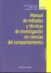 MANUAL DE METODOS Y TECNICAS DE INVESTIGACION EN CIENCIAS DEL COMPORTA