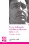FORMAS DE LA PASION EN LA LITERATURA FRANCESA, SIGLOS XIX Y XX.