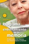 PROGRAMA DE ENTRENAMIENTO DE LA MEMORIA. PARA PERSONAS MAYORES