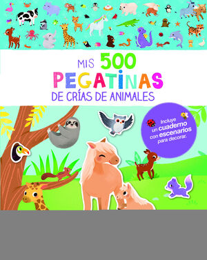 500 PEGATINAS CRIAS DE ANIMALES.